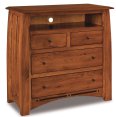 Boulder Creek 4-Drawer Media Chest