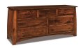 Boulder Creek 7-Drawer Dresser 73" Wide