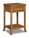 Carlisle 1-Drawer Open Nightstand