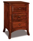 Carlisle 3-Drawer Nightstand 21" Wide