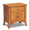 Carlisle 1-Drawer 2-Door Nightstand