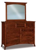 Carlisle 9-Drawer 59" Wide Mule Dresser