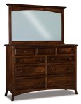 Carlisle 9-Drawer 66" Wide Dresser