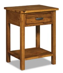 Flush Mission 1-Drawer Open Nightstand