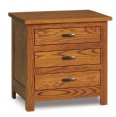 Flush Mission 3-Drawer Nightstand