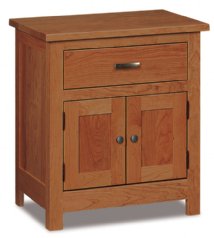 Flush Mission 1-Drawer 2-Door Tall Nightstand