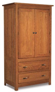 Flush Mission Armoire 2-Drawer