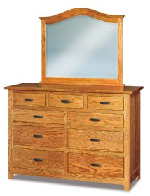 Flush Mission 9-Drawer Dresser (59" Wide)