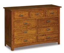 Flush Mission 9-Drawer Mule Dresser (59" Wide)
