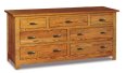Flush Mission 7-Drawer Dresser (66" Wide)
