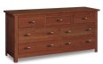 Flush Mission 7-Drawer Dresser (72" Wide)