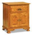 Hoosier Heritage 1-Drawer 2-Door Tall Nightstand