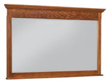 Hoosier Heritage Big Crown Mirror 58" Wide