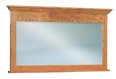 Hoosier Heritage Solid Chest Crown Mirror 42" Wide