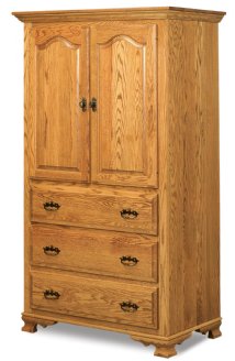 Hoosier Heritage 3-Drawer 2-Door Armoire