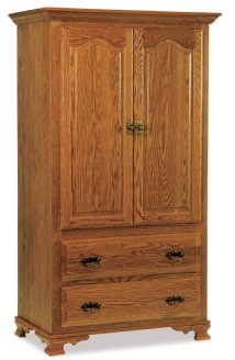 Hoosier Heritage 2-Drawer 2-Door Armoire