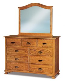 Hoosier Heritage 9-Drawer Mule Dresser 59" Wide