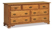 Hoosier Heritage 7-Drawer Dresser 66" Wide