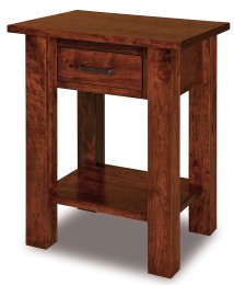 Heidi 1-Drawer Open Nightstand