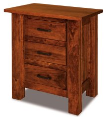 Heidi 3-Drawer Nightstand