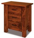 Heidi 3-Drawer Nightstand