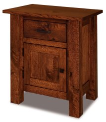 Heidi 1-Drawer 1-Door Nightstand