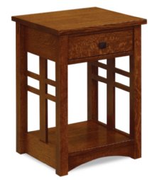 Kascade 1-Drawer Open Nightstand