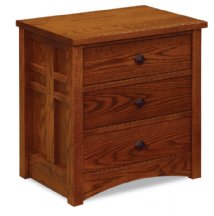 Kascade 3-Drawer Nightstand