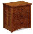 Kascade 3-Drawer Nightstand