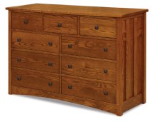 Kascade 9-Drawer Mule Dresser 58" Wide