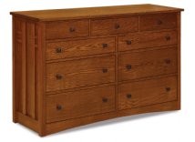 Kascade 9-Drawer Mule Dresser 65" Wide