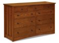 Kascade 9-Drawer Mule Dresser 65" Wide