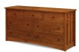 Kascade 7-Drawer 71" Wide Dresser 