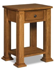 Lexington 1-Drawer Open Nightstand