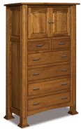 Old Classic Sleigh Chest Armoire