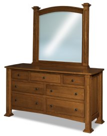 Lexington (#L68) Arched Post Mirror 