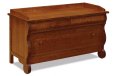 Old Classic Sleigh Blanket Chest with Cedar Bottom