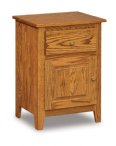 Shaker 1-Drawer 1-Door Nightstand