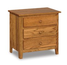Shaker 3-Drawer Nightstand
