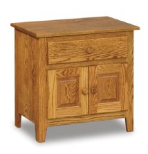 Shaker 1-Drawer 2-Door Nightstand