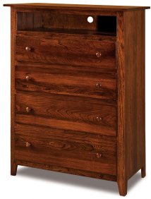 Shaker 4-Drawer Tall Media Chest