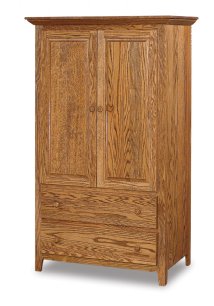 Shaker 2-Drawer Armoire