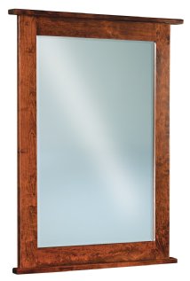 Shaker Beveled Dreser Mirror 30" Wide