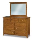 Shaker 9-Drawer Mule Dresser 59" Wide