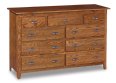Shaker 9-Drawer Jewelry Dresser