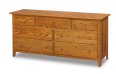 Shaker 7-Drawer Dresser 66" Wide