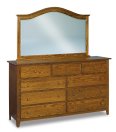 Shaker 9-Drawer Mule Dresser 72" Wide