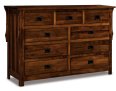 Stick Mission 9-Drawer Dresser 60" Wide