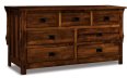 Stick Mission 7-Drawer Dresser 60" Wide