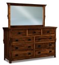 Stick Mission 9-Drawer Dresser 73" Wide